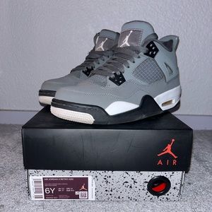 Air Jordan 4 Retro “Cool Grey”  6Y
